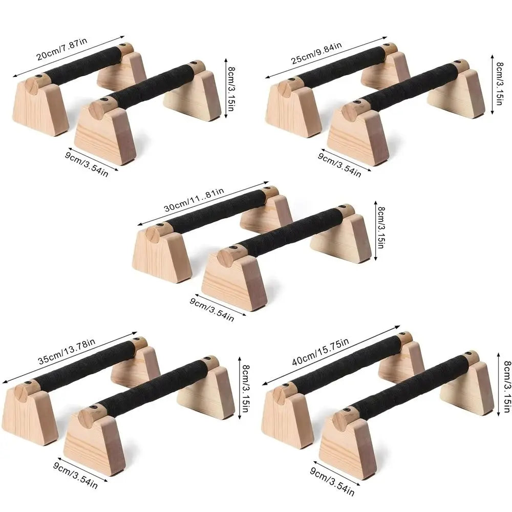 Prime Gear Wooden Calisthenics Parallettes